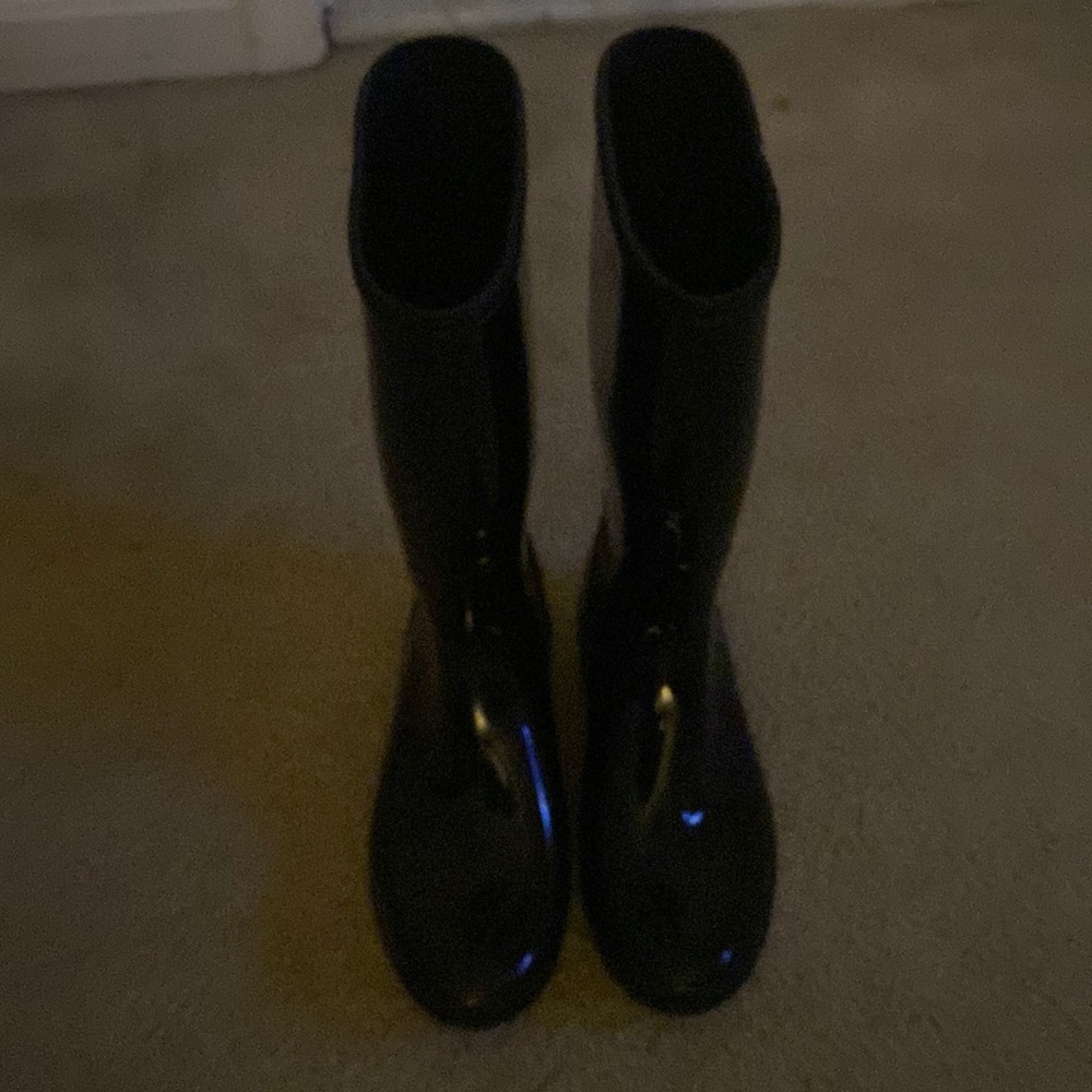 Womens Sz 9 Black UGG Rain Boots